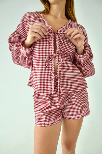 Short Marta Vichy Burgundy