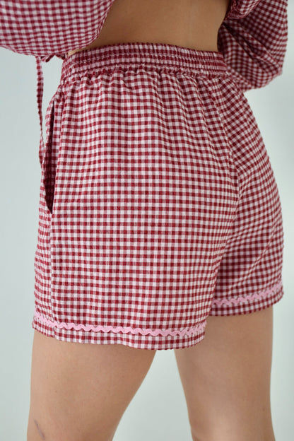 Short Marta Vichy Burgundy