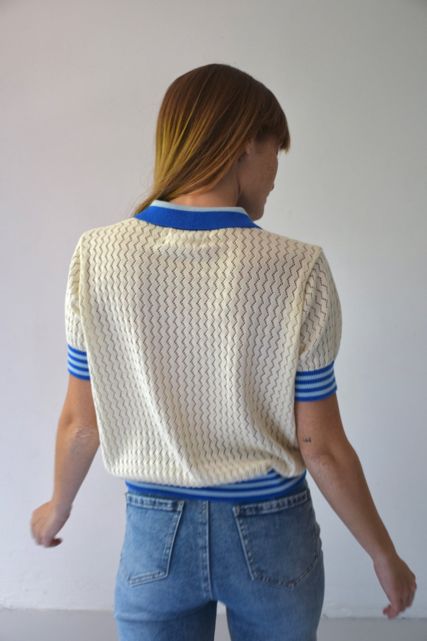 Polo Sara Azul y Celeste