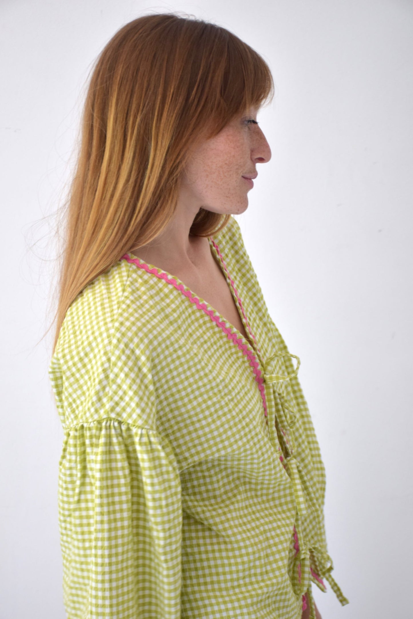 Short Marta Vichy Verde