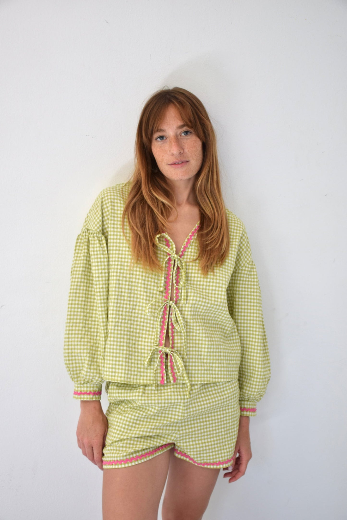 Short Marta Vichy Verde