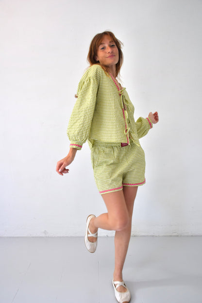 Short Marta Vichy Verde