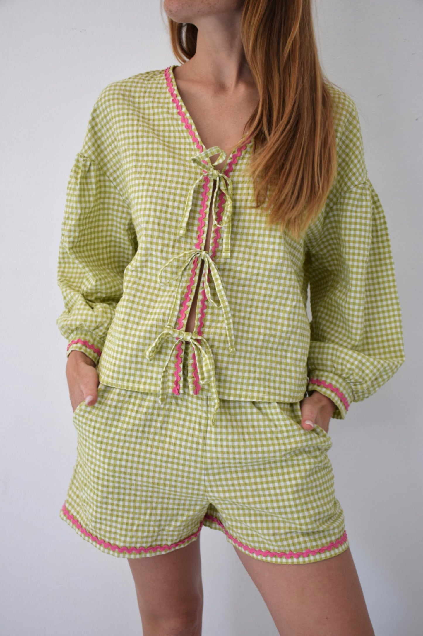 Blusa Marta Vichy Verde