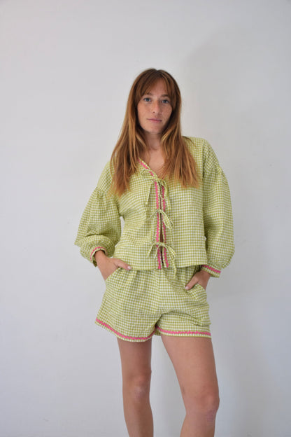 Blusa Marta Vichy Verde