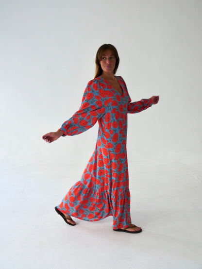 Vestido Micaela Turquesa