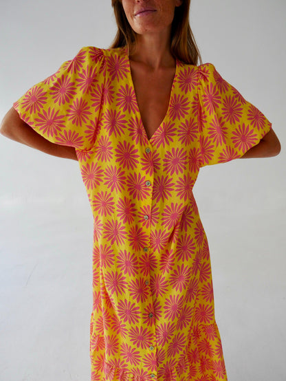Vestido Mica Amarillo