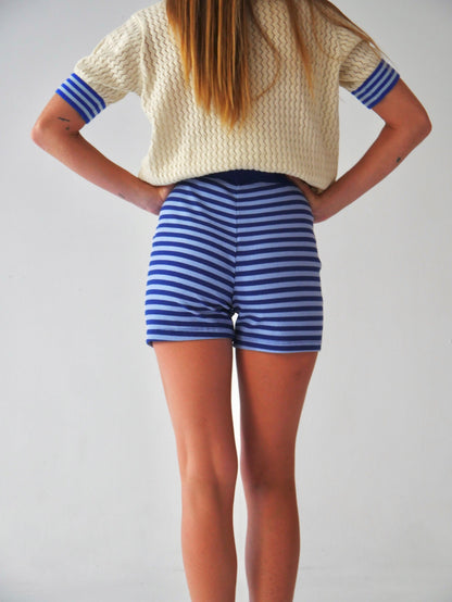 Short Núria Celeste y Azul