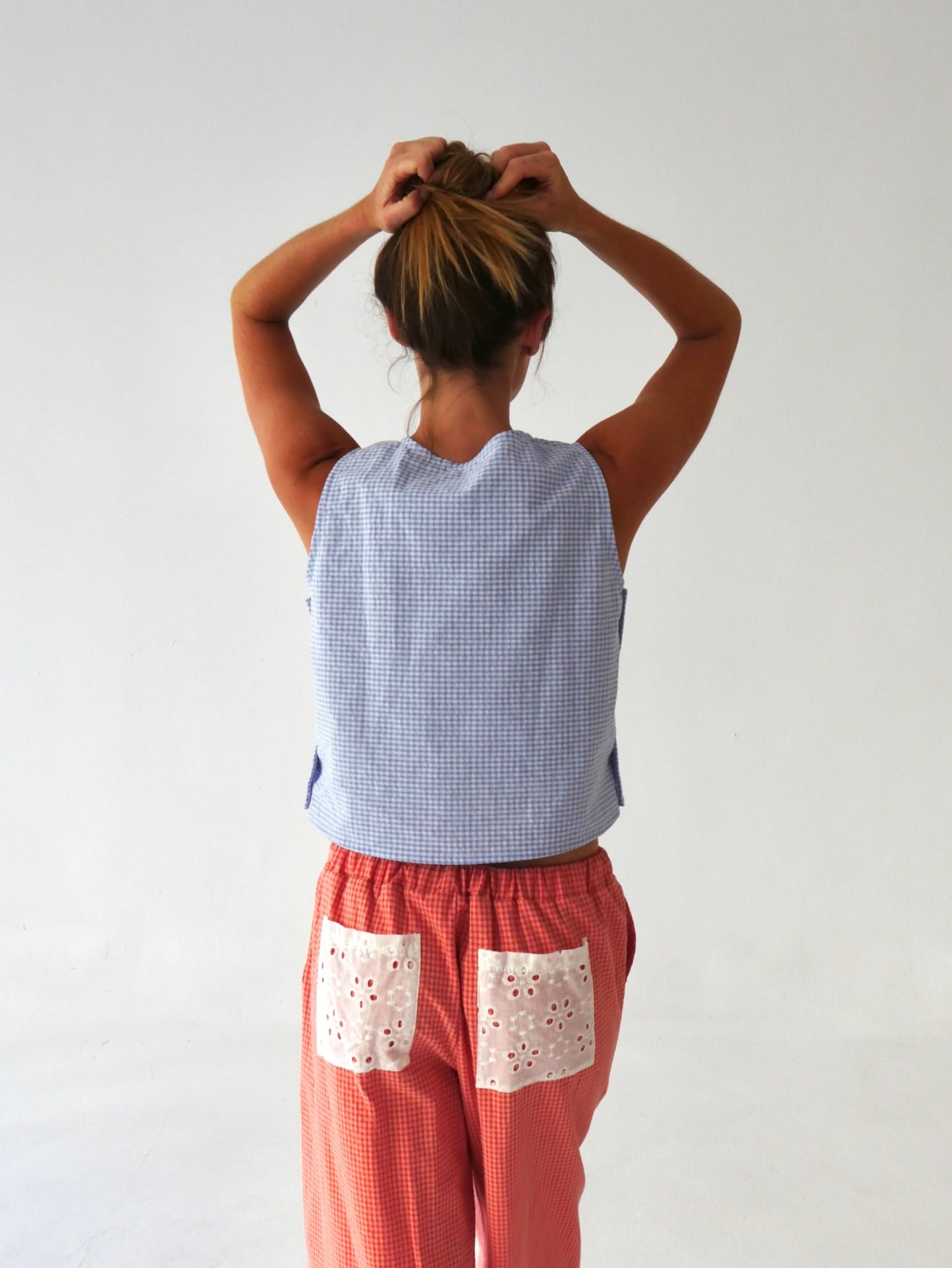 Top Claudia Vichy Azul Cielo