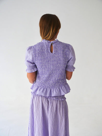 Top Lea Vichy Lavanda