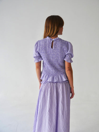 Top Lea Vichy Lavanda