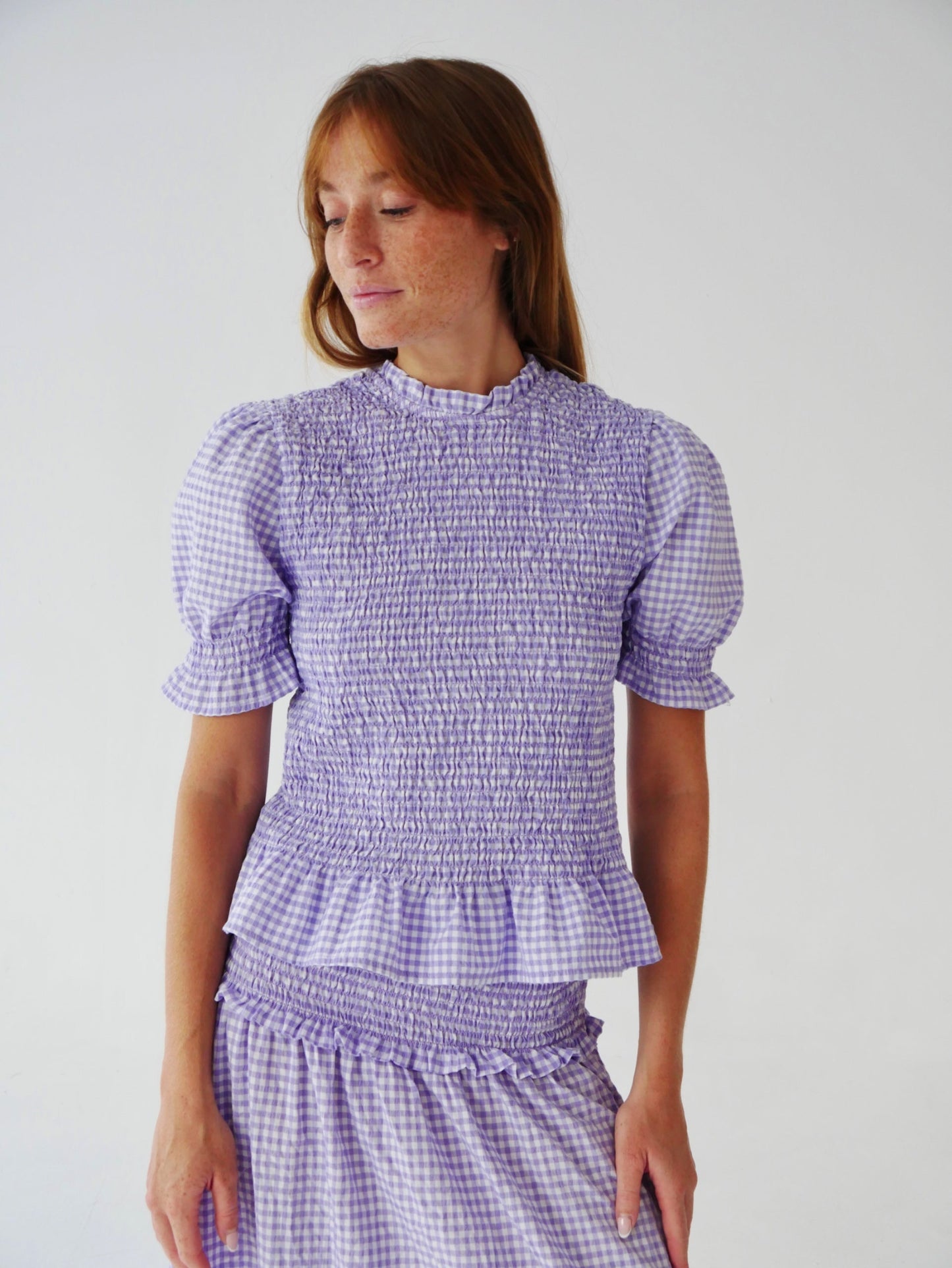 Top Lea Vichy Lavanda