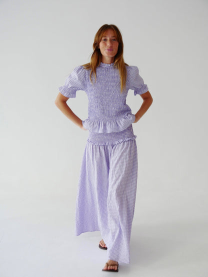 Top Lea Vichy Lavanda