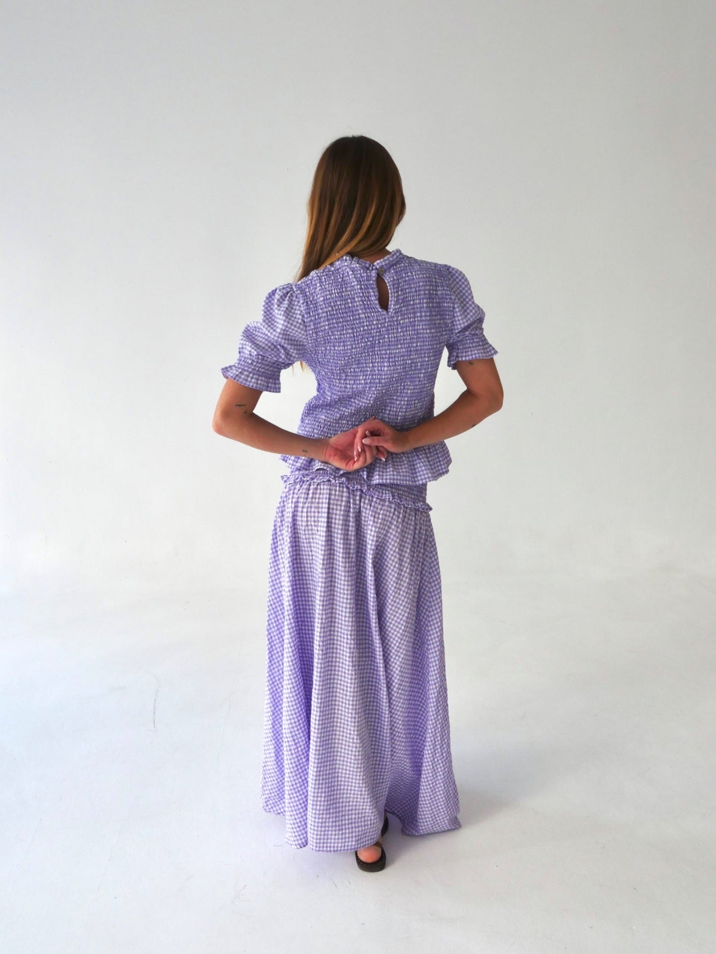 Top Lea Vichy Lavanda