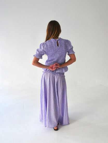 Top Lea Vichy Lavanda