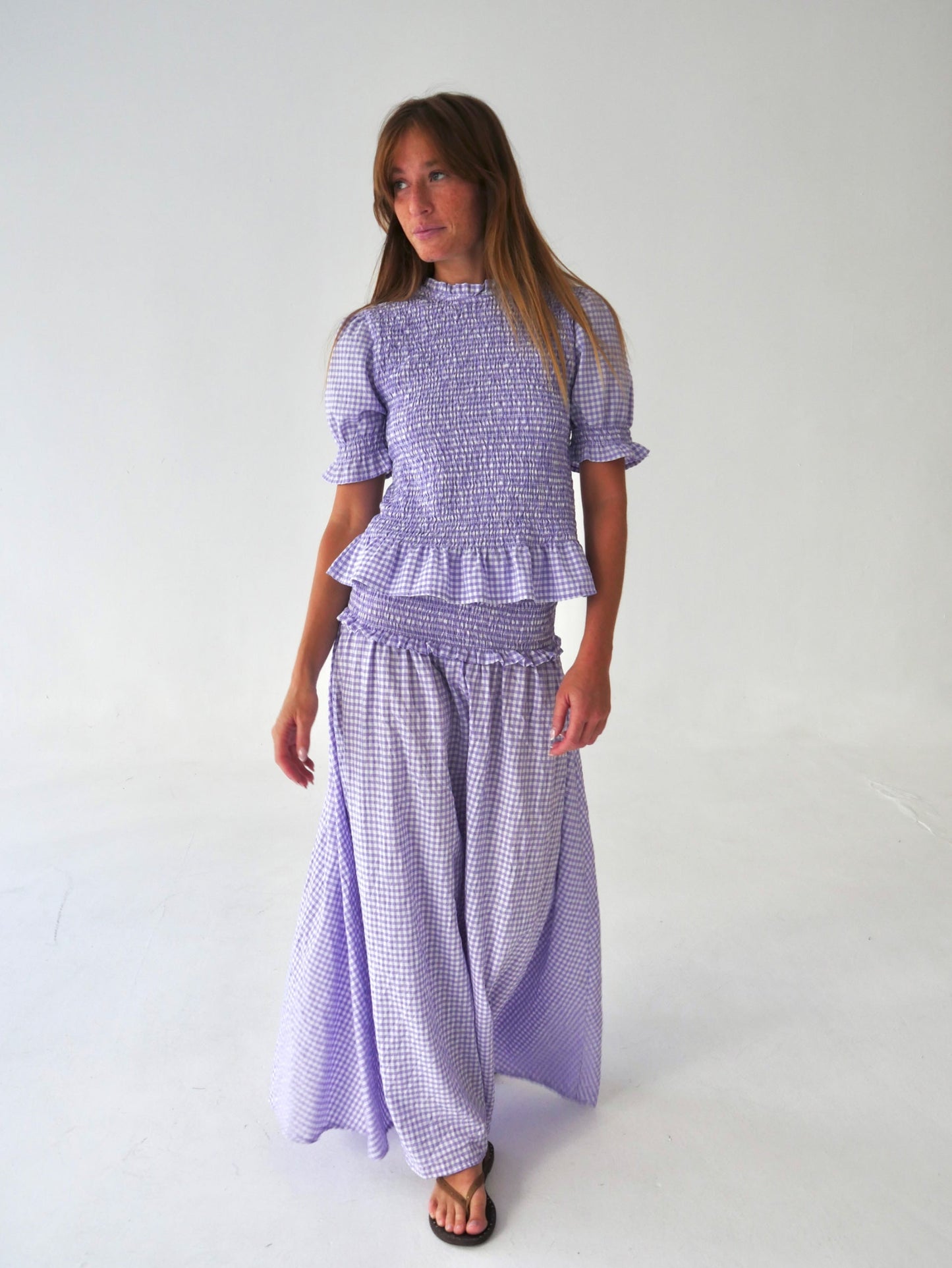 Top Lea Vichy Lavanda