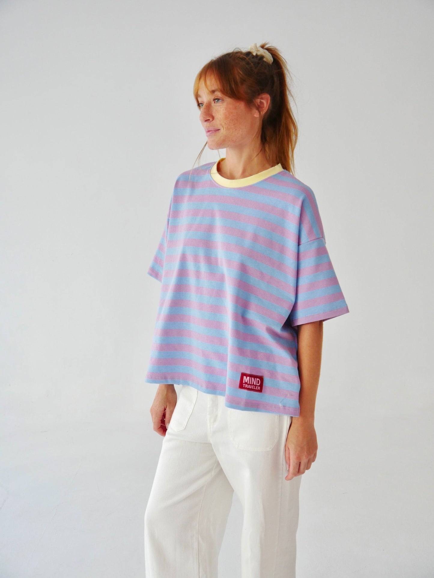Camiseta Nunu Lila y Celeste