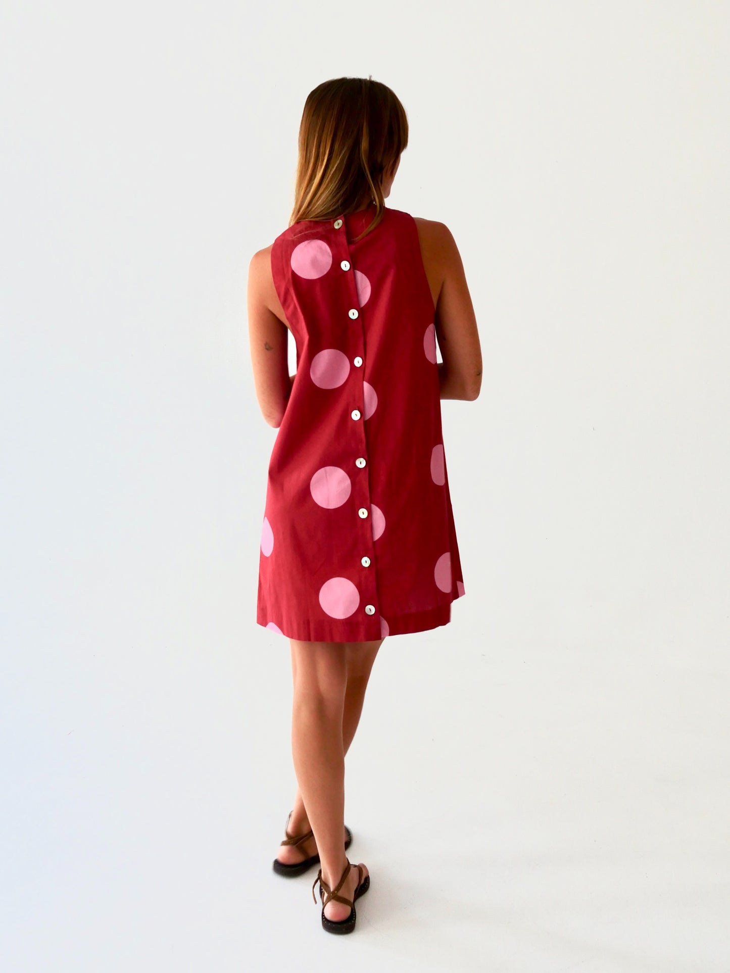 Vestido Macarena Burgundy