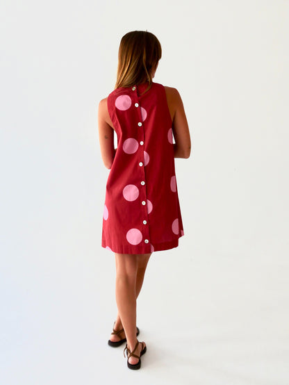 Vestido Macarena Burgundy