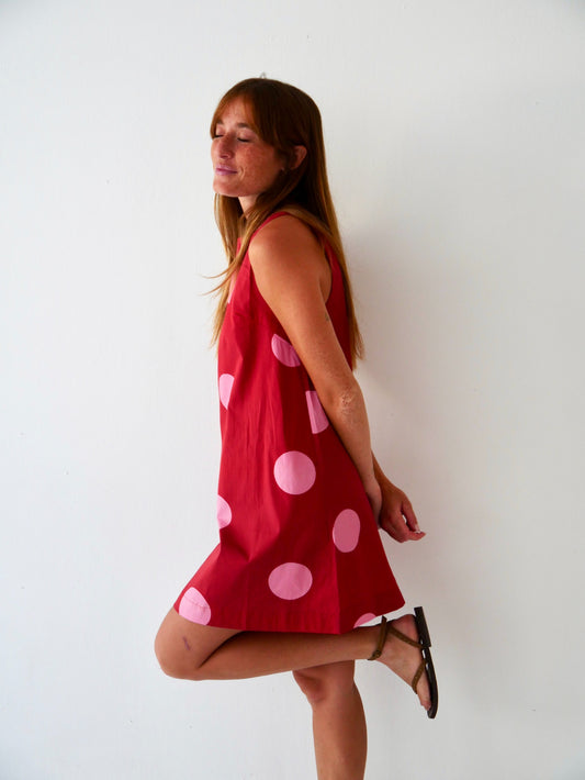 Vestido Macarena Burgundy