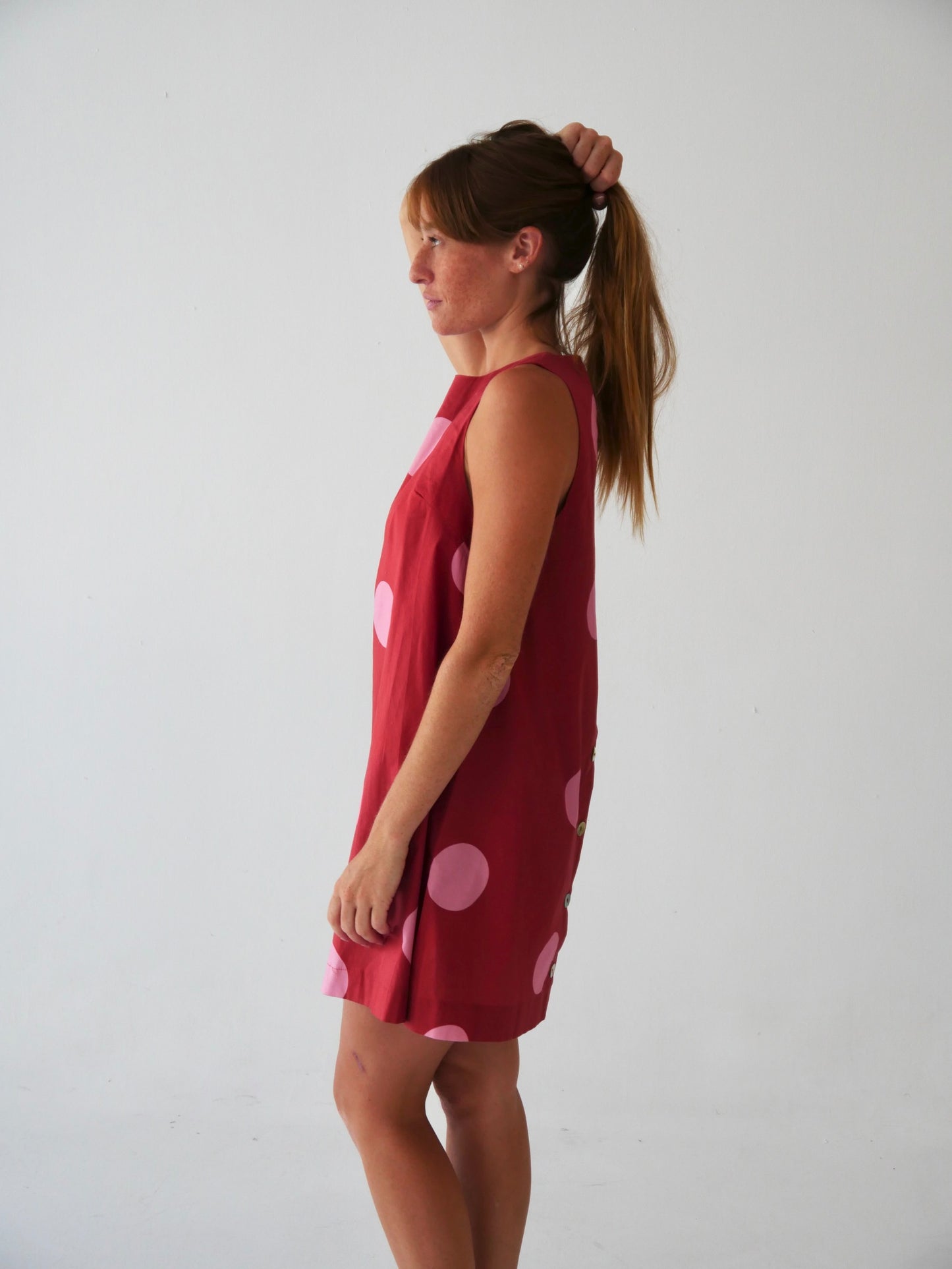 Vestido Macarena Burgundy
