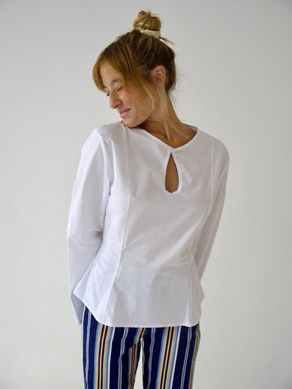 Mireia White Blouse