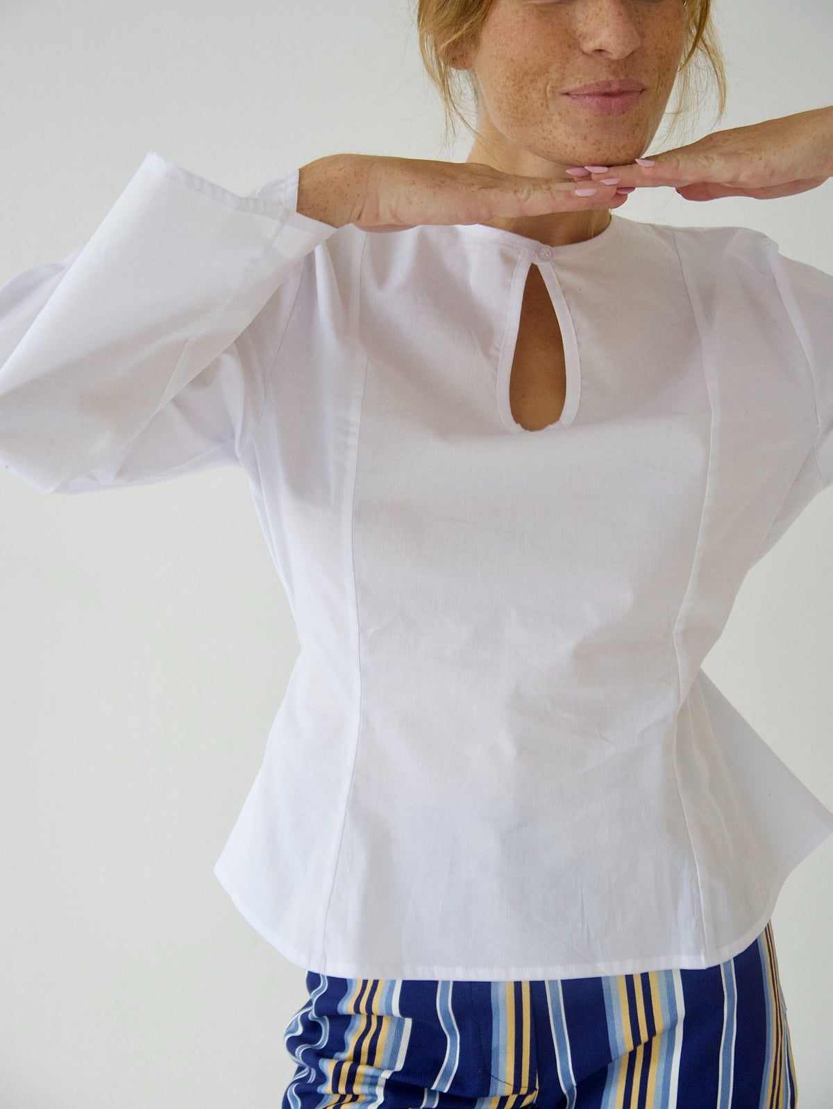 Mireia White Blouse