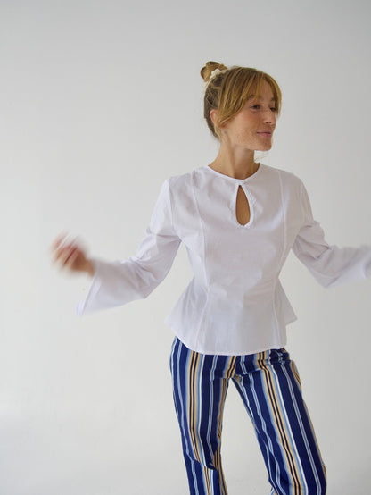 Mireia White Blouse