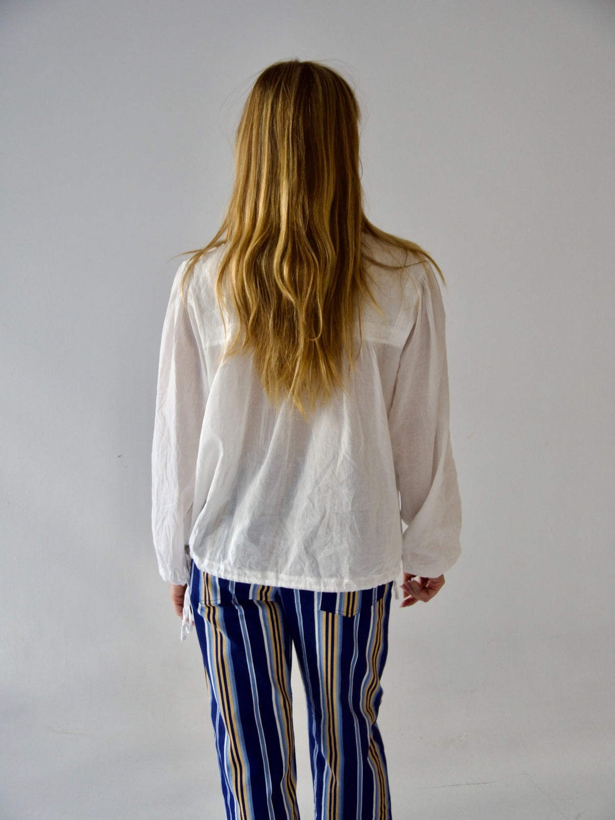 White Violet Blouse