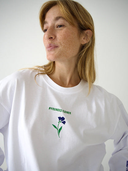 Camiseta Pyrenees Flower Manga Larga