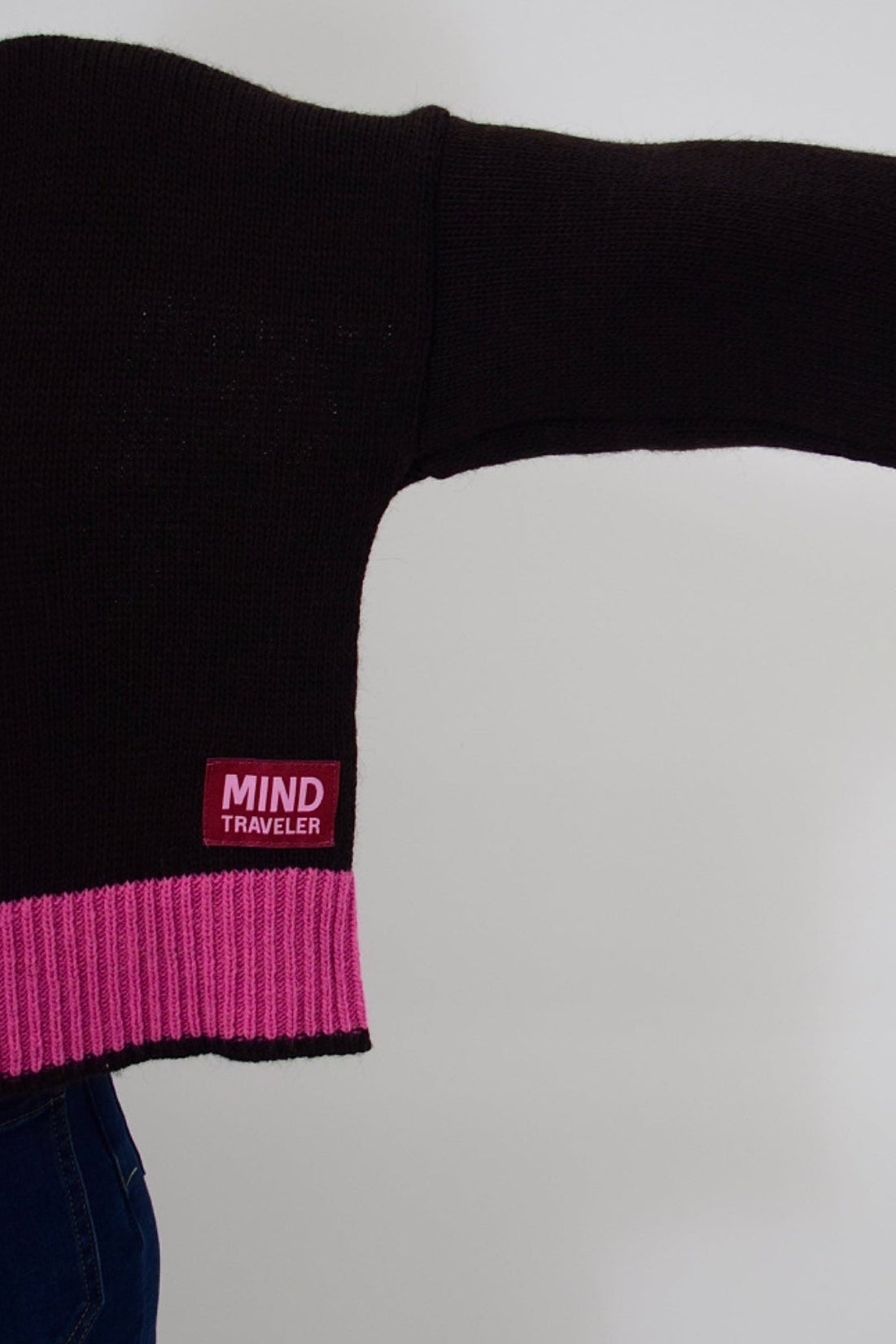 Jersey Bruna Marrón y Rosa