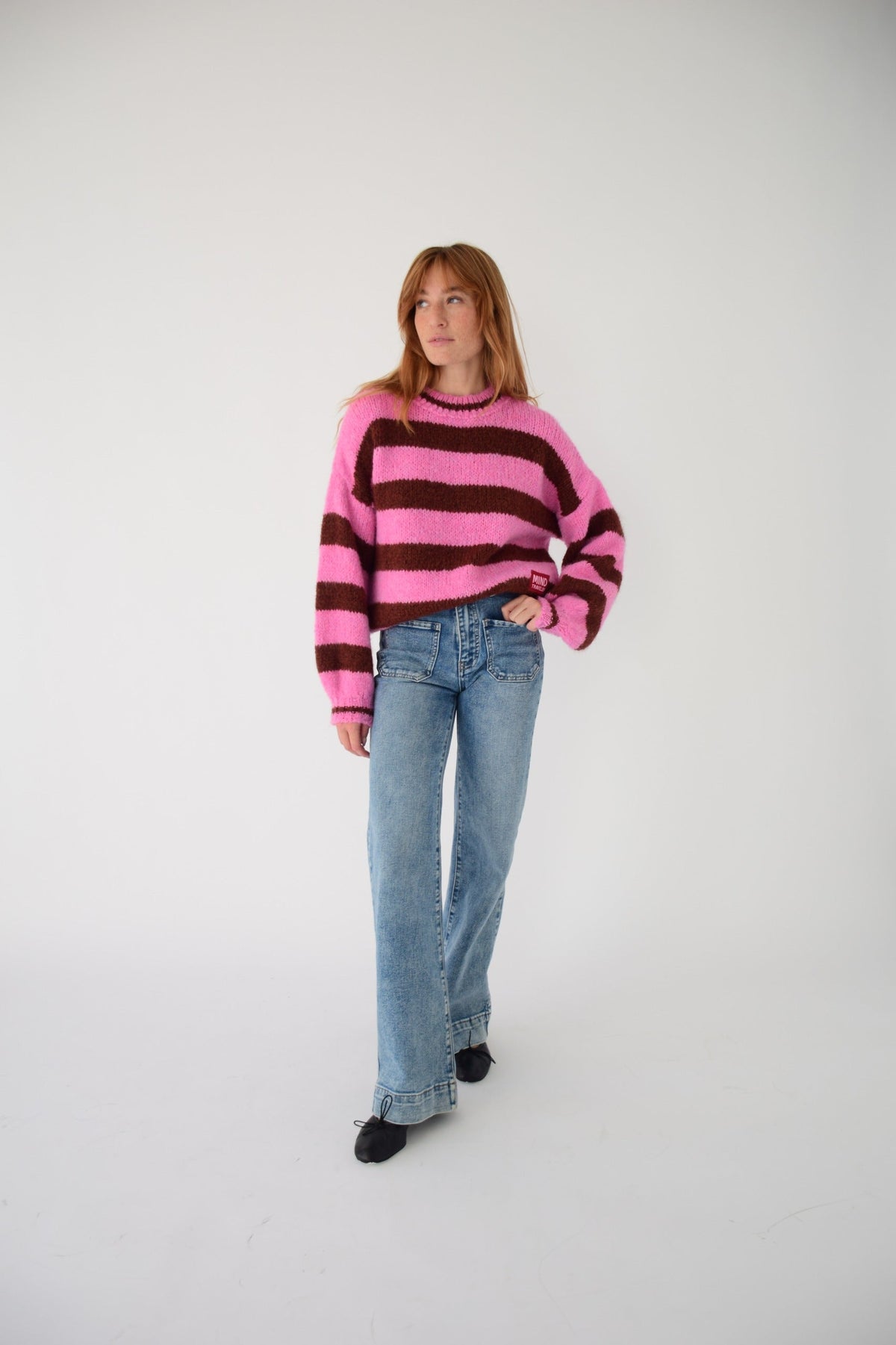 Jersey Aura Marrón y Rosa