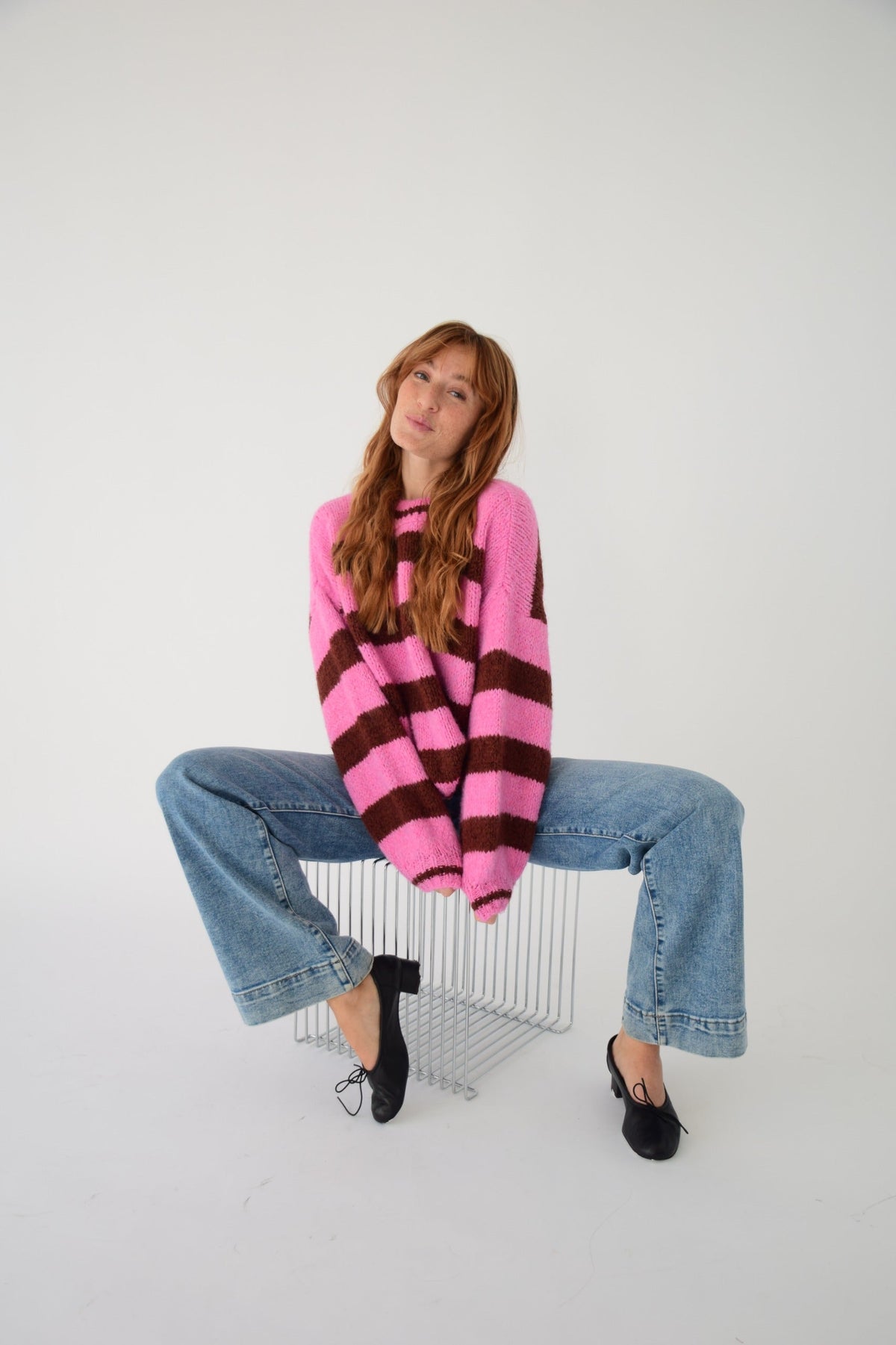 Jersey Aura Marrón y Rosa