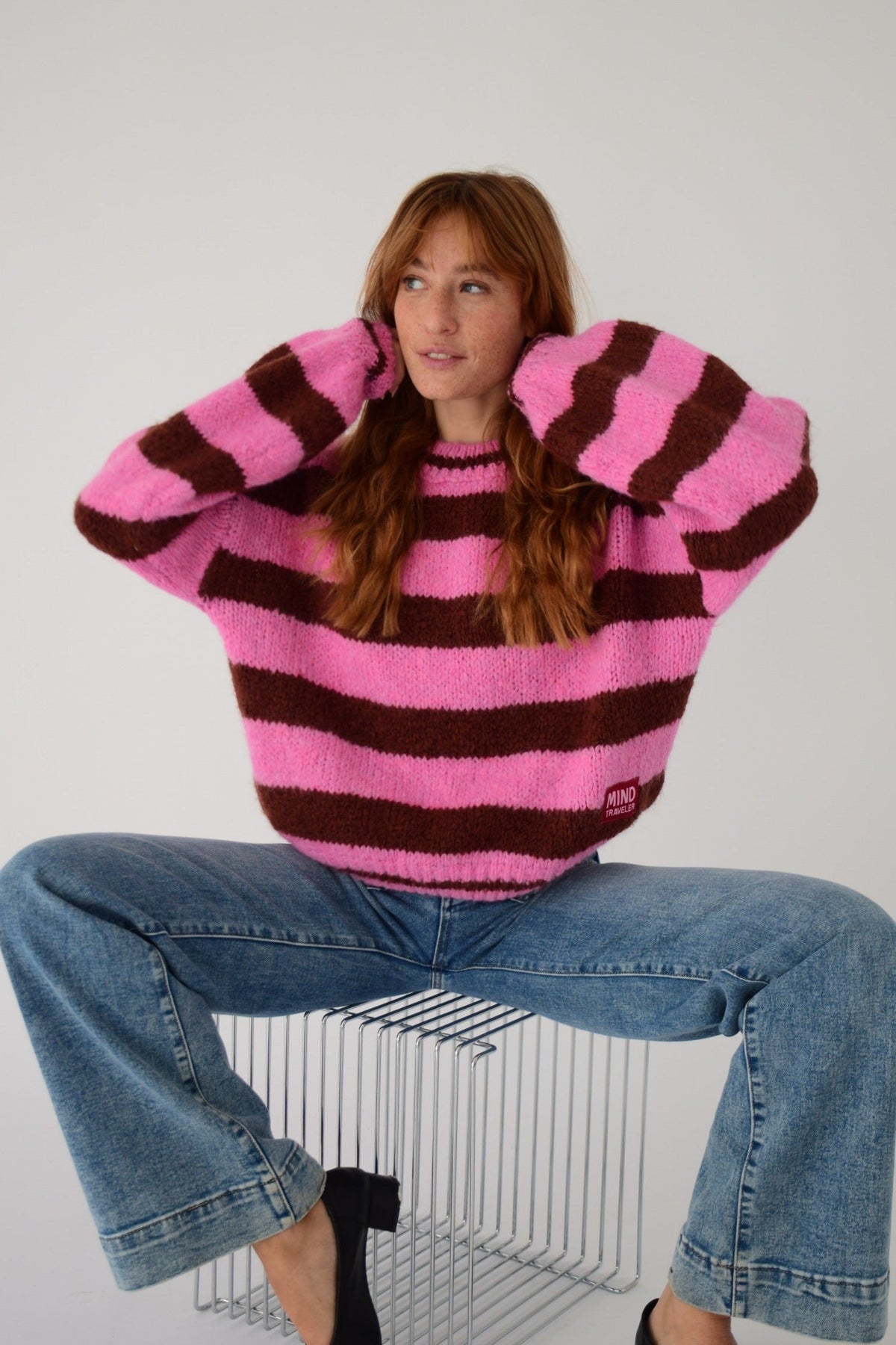 Jersey Aura Marrón y Rosa