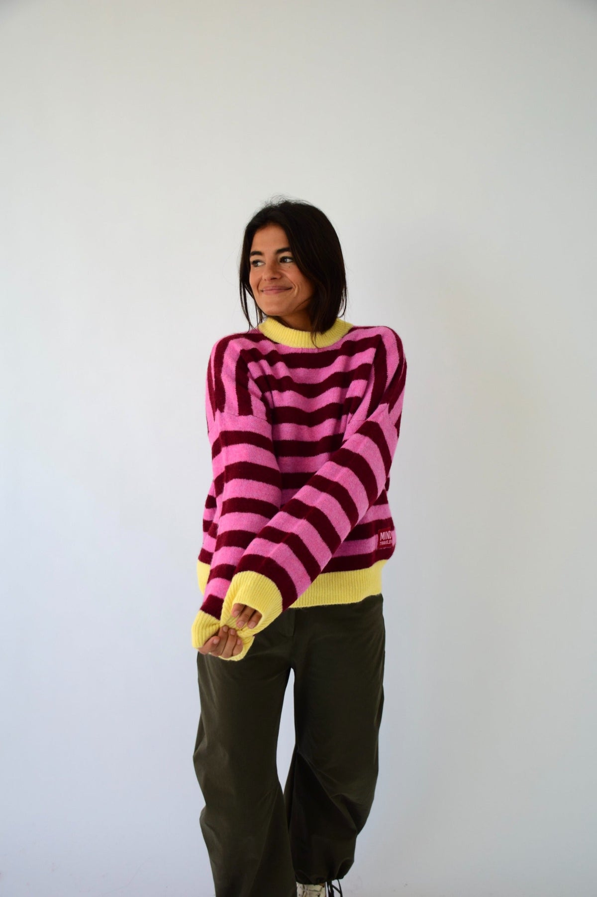 Jersey Pia Burgundy y Rosa