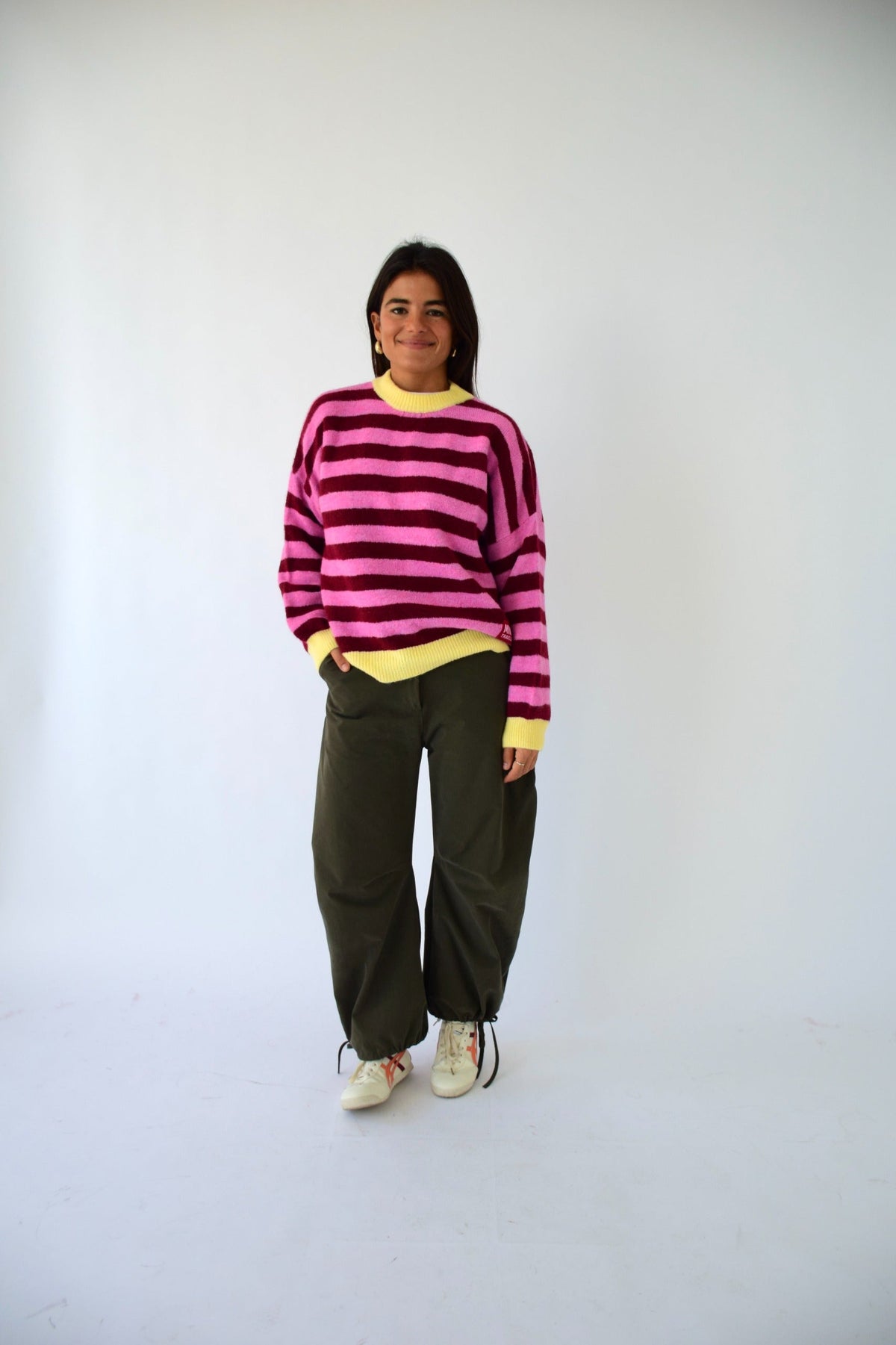 Jersey Pia Burgundy y Rosa