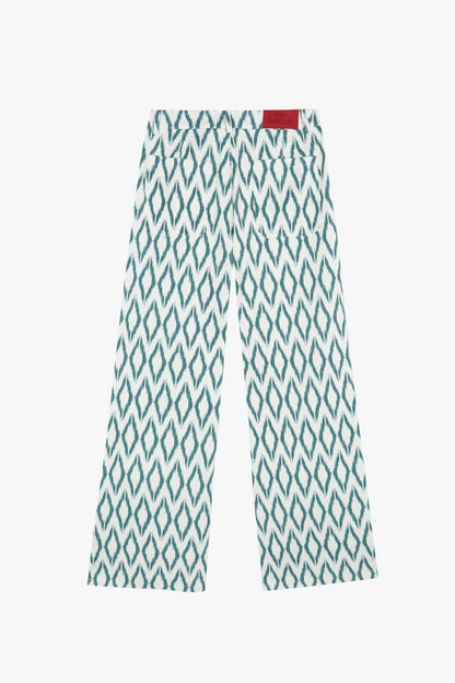 Valeria Green Water Jeans