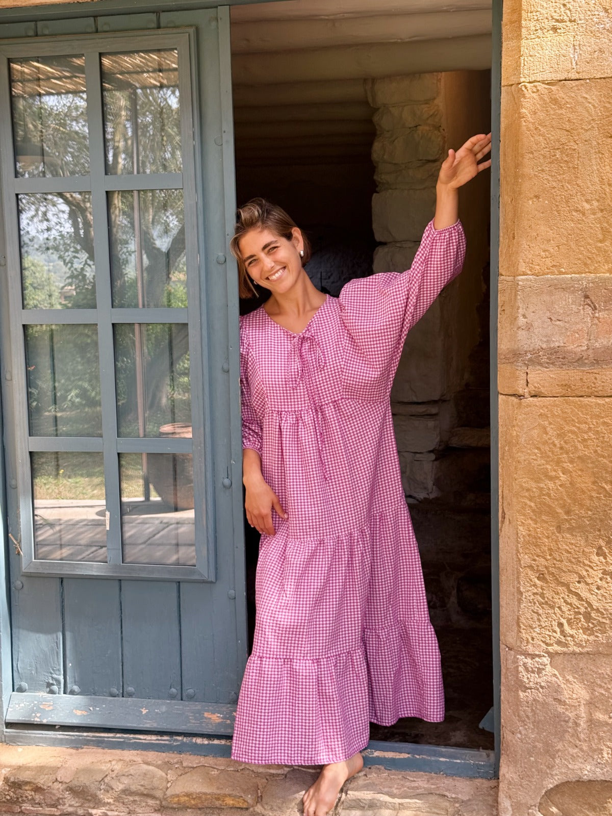 Vestido Gabriela Buganvilla