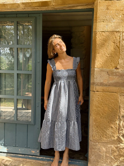 Vestido Amaia Vichy Marino