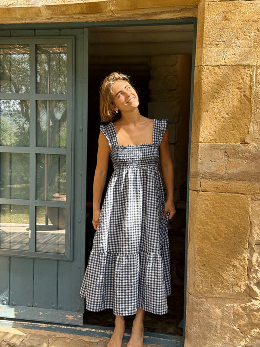 Vestido Amaia Vichy Marino