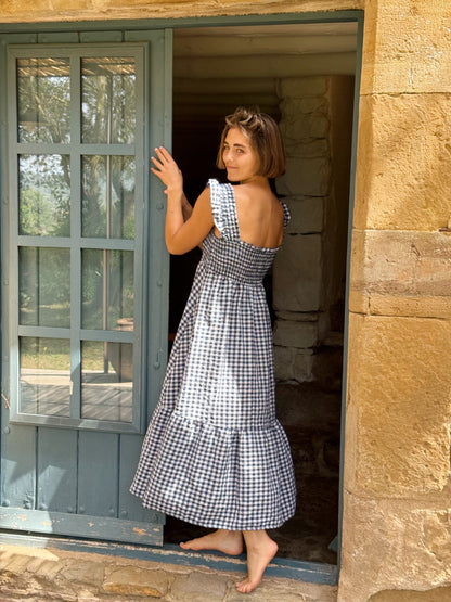 Vestido Amaia Vichy Marino