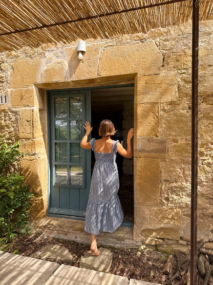 Vestido Amaia Vichy Marino