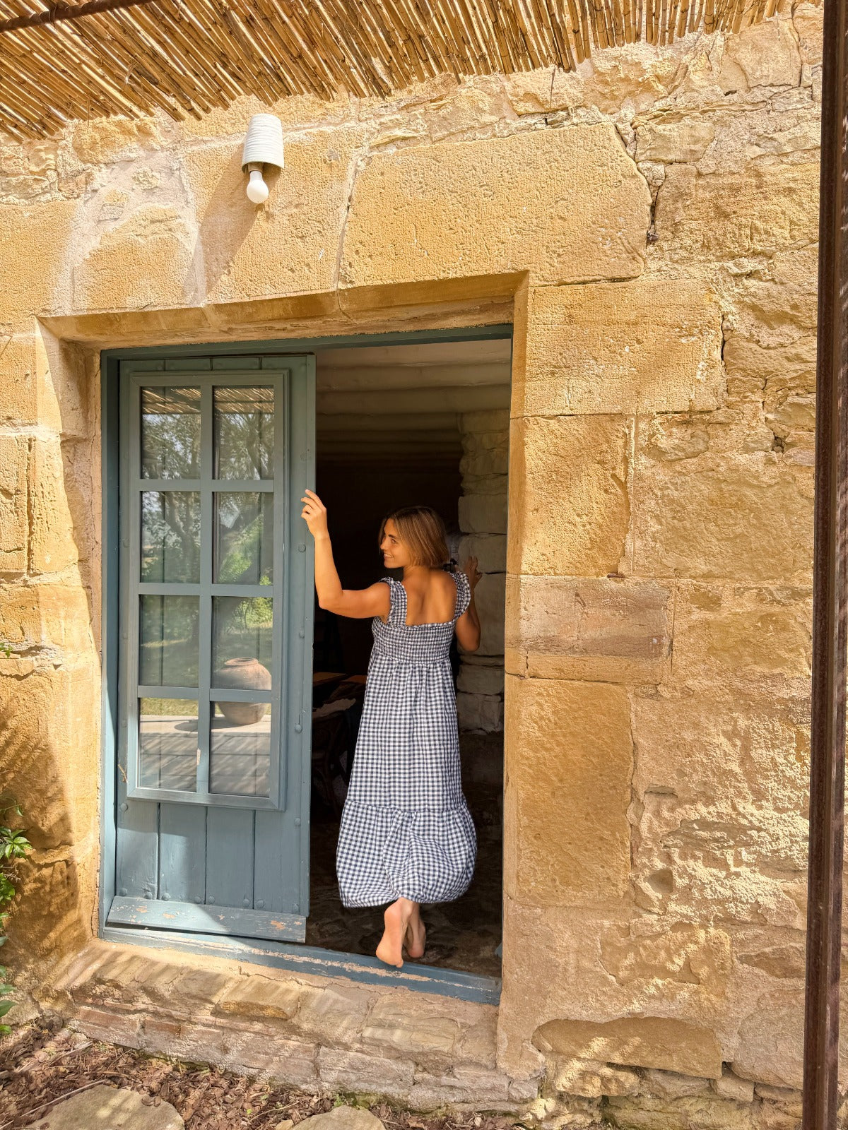 Vestido Amaia Vichy Marino