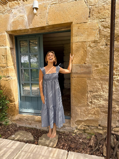 Vestido Amaia Vichy Marino