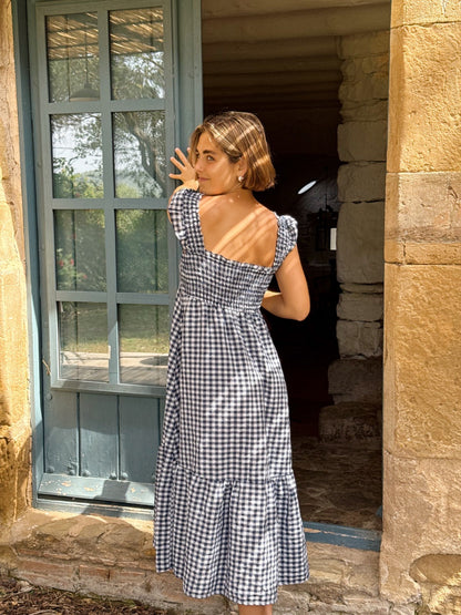 Vestido Amaia Vichy Marino