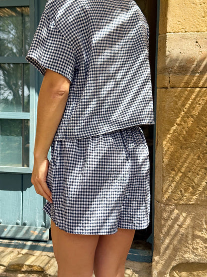 Maria Vichy Navy Shorts