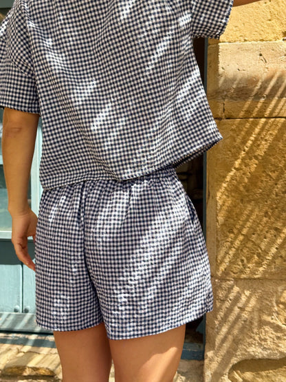 Maria Vichy Navy Shorts