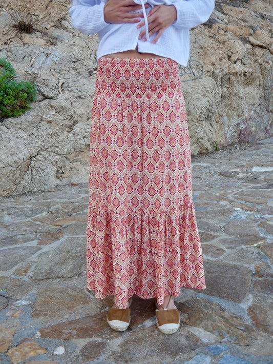 Falda Mica Granate