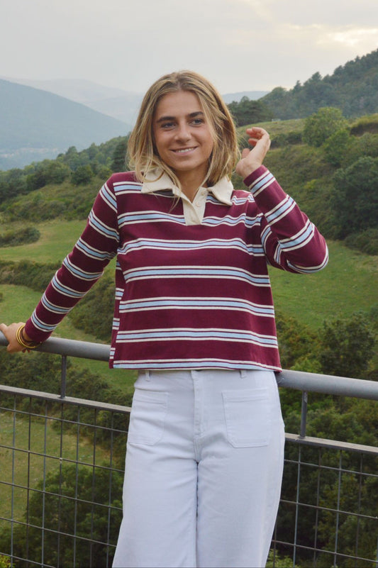 Polo Filipa Burgundy