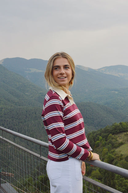 Polo Filipa Burgundy