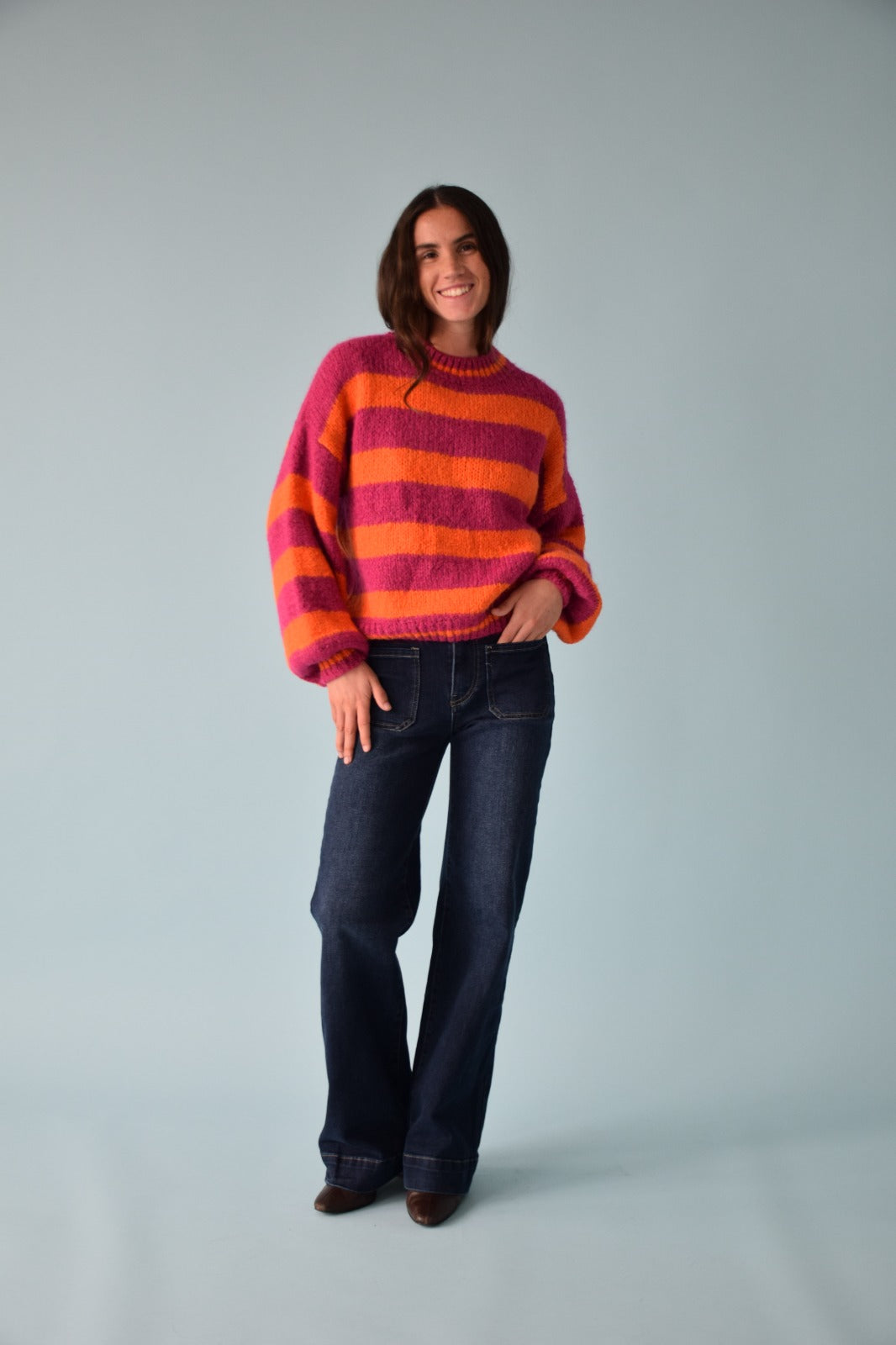 Jersey Aura Buganvilla y Naranja